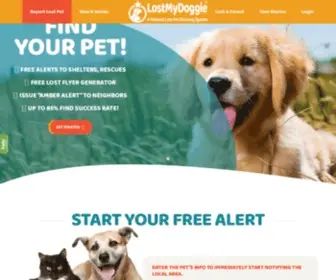 Lostmydoggie.com(Lost My Doggie) Screenshot