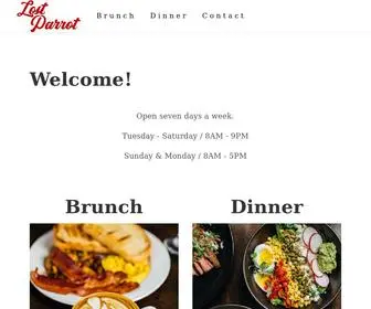 Lostparrotcafe.com(Lost) Screenshot