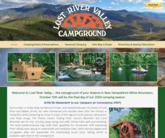 Lostriver.com(Lost River Valley Campground) Screenshot