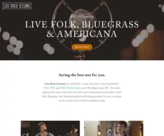 Lostriversessions.org(Lost River Sessions) Screenshot