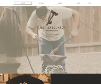 Lostsasquatch.com(Lost Sasquatch Adventure Productions and Provisions) Screenshot