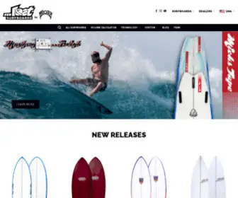 Lostsurfboards.net(Lost Surfboards by Mayhem) Screenshot