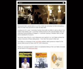 Losttables.com(Lost Tables) Screenshot