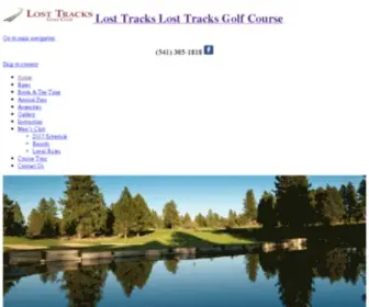 Losttracks.com(Lost Tracks Golf Club) Screenshot