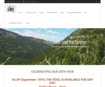 Losttrailhotsprings.com(Conveniently located in the middle of nowhere) Screenshot