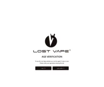 Lostvape.com(Lost Vape) Screenshot