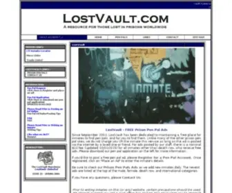 Lostvault.com(Prison Pen Pals) Screenshot