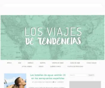 Losviajesdetendencias.com(Los viajes de Tendencias) Screenshot