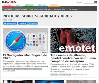 Losvirus.es(Noticias sobre seguridad y virus) Screenshot