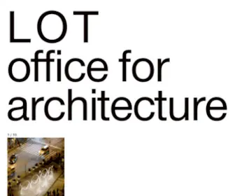 Lot-ARCH.com(LOT office for architecture) Screenshot