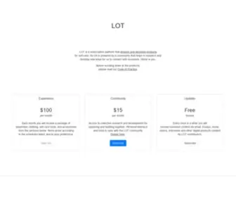 Lot2046.com(LOT is a subscription) Screenshot