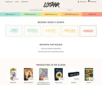 Lotana.be(Speelgoed en spellen online bestellen bij Lotana. Lotana) Screenshot