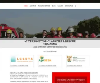 Lotantsifire.co.za(LO Tantsi Fire Training) Screenshot