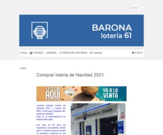 Loteria61.com(Comprar Loteria del Navidad 2013 y del Niño 2014 internet Navidad en VALENCIA LOTERIA 61) Screenshot