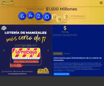 Loteriademanizales.com Screenshot