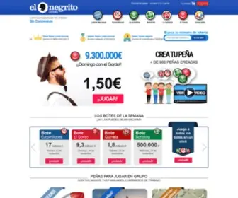 Loteriaelnegrito.com Screenshot