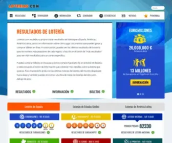 Loterias.com Screenshot