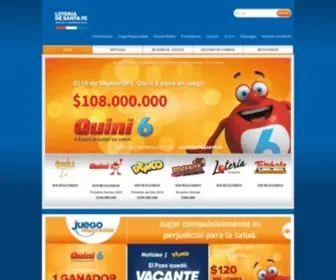 Loteriasantafe.gov.ar(Loteriasantafe) Screenshot
