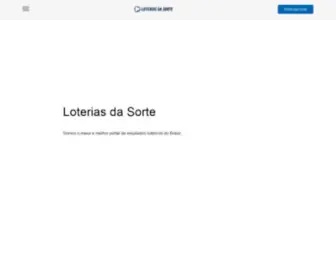 Loteriasdasorte.com(Loterias Da Sorte) Screenshot