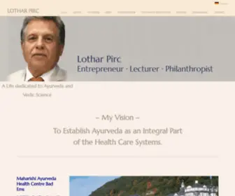 Lotharpirc.com(Lothar Pirc) Screenshot