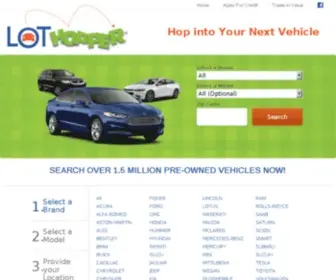 Lothopper.com(Certified used cars for sale) Screenshot