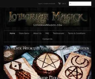 Lothorianmagick.com(Lothorian Magick) Screenshot