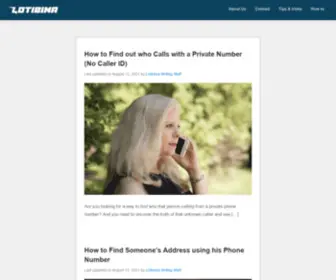 Lotibima.com(Tips for techs) Screenshot