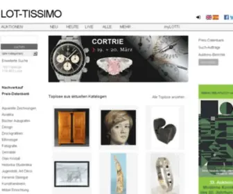 Lotissimo.com(ALLE AuktionshÃ¤user) Screenshot