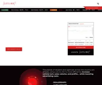 Lotlinx.com Screenshot
