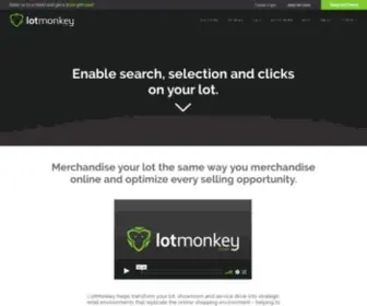 Lotmonkey.com(Custom Car Lot Merchandising) Screenshot