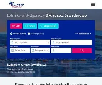 Lotnisko-BYdgoszcz.pl(Port Lotniczy Bydgoszcz Szwederowo) Screenshot