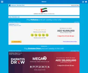 Loto-UAE.com(MAHZOOZ) Screenshot