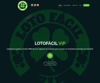 Lotofacilvip.com(Lotofacilvip) Screenshot