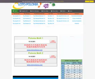 Lotopolonia.com(Loto Polonia Multi 1 Multi 2) Screenshot