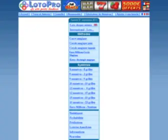 Lotopro.com(Lotopro) Screenshot