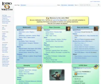 Lotro-Wiki.com(Lotro Wiki) Screenshot
