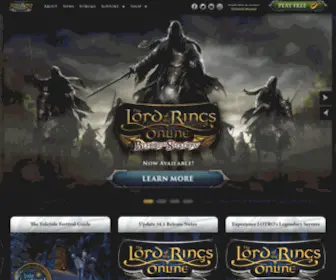Lotro.com(The Lord of the Rings Online) Screenshot