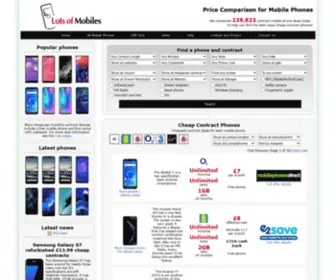 Lotsofmobiles.co.uk(Lots of Mobiles) Screenshot