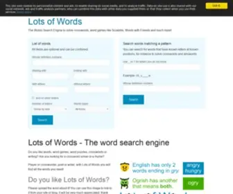 Lotsofwords.com(Lots of Words) Screenshot