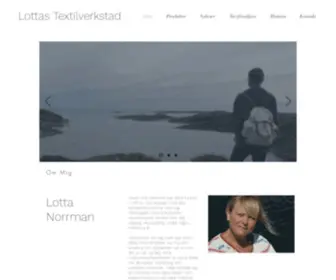 Lottastextilverkstad.com(Hem) Screenshot