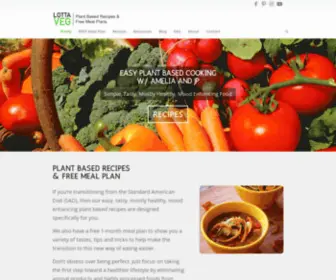 Lottaveg.com(Plant Based Recipes & Free Plant Based Meal Plan) Screenshot