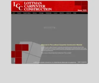 Lottcarp.com(Lottman Carpenter Construction) Screenshot