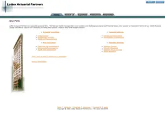 Lotteract.com(Lotter Actuarial Partners) Screenshot