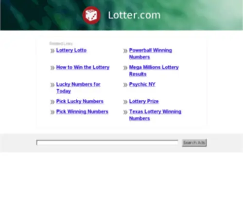 Lotter.com Screenshot