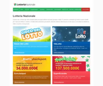 Lotteria-Nazionale.com(Lotteria Nazionale) Screenshot