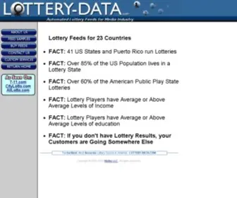 Lottery-Data.com Screenshot