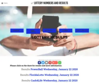Lottery-Numbers-Results.com Screenshot