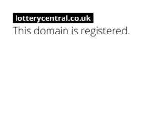 Lotterycentral.co.uk Screenshot