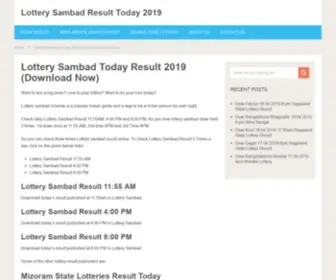 Lotterysambadresult.co Screenshot