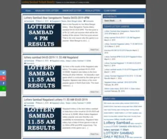 Lotterysambadtodaysresults.com Screenshot